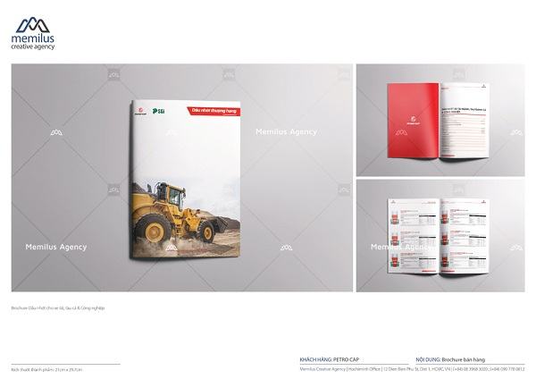 Profile công ty được thiết kế khá gọn nhẹ và đẹp mắt - dịch vụ thiết kế profile công ty Sandclock