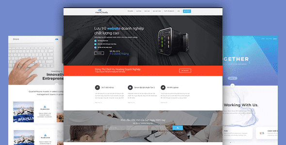 Thiết kế website memCloudy 2