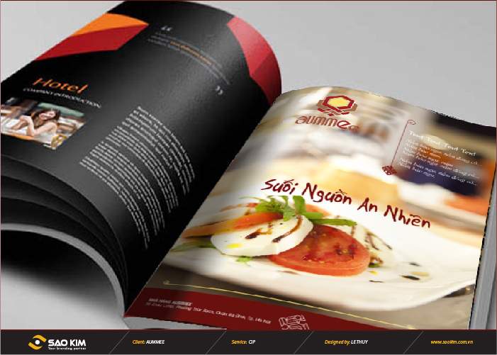Thiết kế brochure nhà hàng
