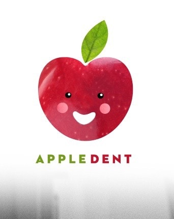 Smiling Red Apple