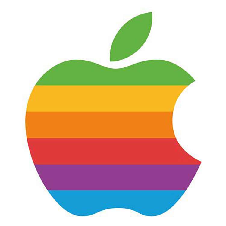 Mẫu thiết kế logo Apple của Rob Janoff và Regis McKenna năm 1977.
