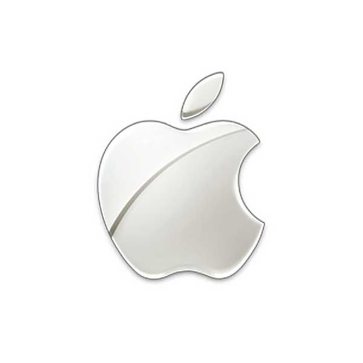 Mẫu thiết kế logo Apple năm 2007.