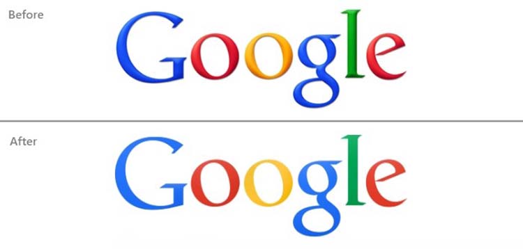 Thiết kế logo của Google.