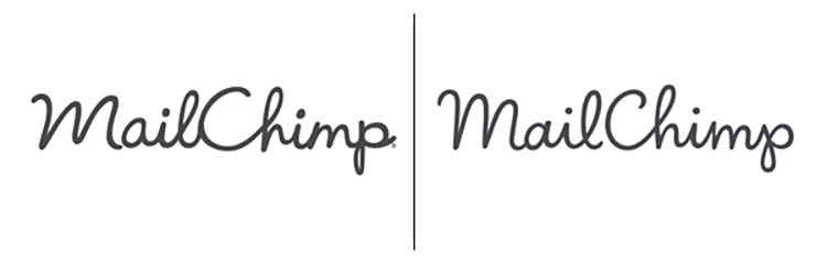 Thiết kế logo của MailChimp.
