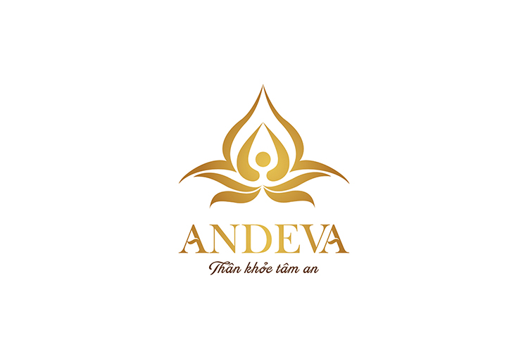 Spa Andeva do Sao Kim đặt tên thương hiệu và thiết kế logo.