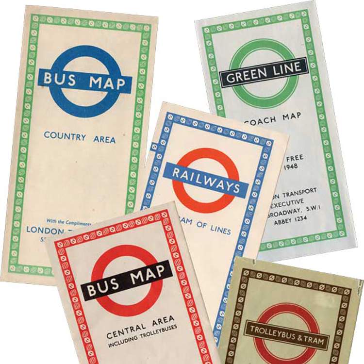 Mẫu thiết kế London Underground năm 1948.