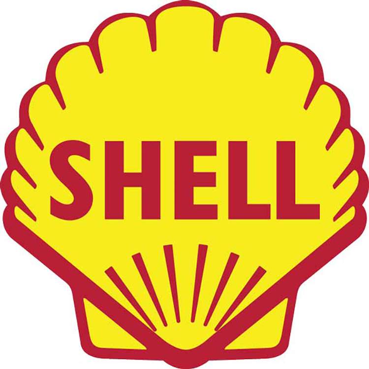 Mẫu thiết kế logo của Shell năm 1955.