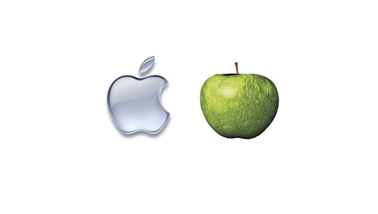 Thiết kế logo của Apple.