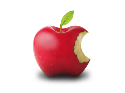 Realistic Red Apple