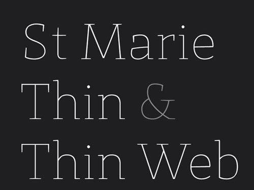 Download St Marie free font