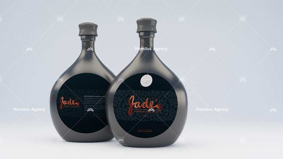 Thiết kế chai rượu JADE's 4